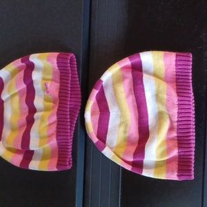 Two rainbow 🌈 hats Size 2-3
